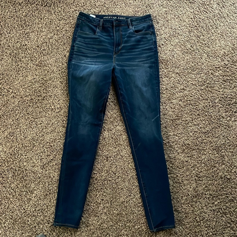 American Eagle Women’s Jeggings Dark wash 14 XLong